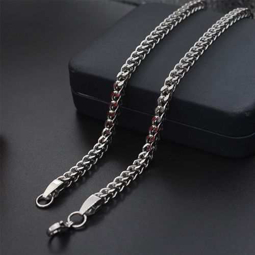 (Wholesale)316 Stainless Steel 4.0mm Chain Necklace - SJ77