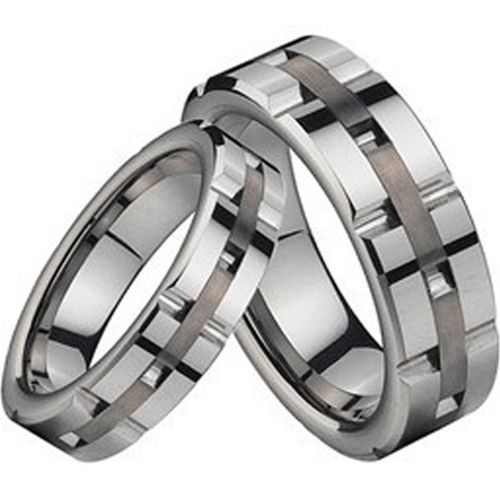 (Wholesale)Tungsten Carbide Tire Tread Ring - TG2195